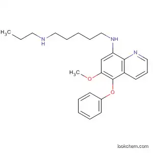 Molecular Structure of 111981-70-5 (1,5-Pentanediamine, N-(6-methoxy-5-phenoxy-8-quinolinyl)-N'-propyl-)