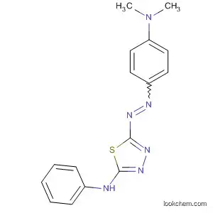 Molecular Structure of 111989-53-8 (1,3,4-Thiadiazol-2-amine, 5-[[4-(dimethylamino)phenyl]azo]-N-phenyl-)