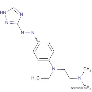 Molecular Structure of 111989-54-9 (1,2-Ethanediamine,
N-ethyl-N',N'-dimethyl-N-[4-(1H-1,2,4-triazol-3-ylazo)phenyl]-)