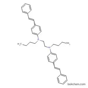 Molecular Structure of 111993-13-6 (1,2-Ethanediamine, N,N'-dibutyl-N,N'-bis[4-(2-phenylethenyl)phenyl]-)