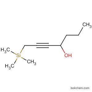 Molecular Structure of 111999-85-0 (2-Heptyn-4-ol, 1-(trimethylsilyl)-)