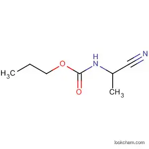 Molecular Structure of 112033-02-0 (Carbamic acid, cyanoethyl-, propyl ester)
