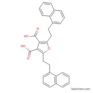 Molecular Structure of 112036-59-6 (3,4-Furandicarboxylic acid, 2,5-bis[2-(1-naphthalenyl)ethyl]-)