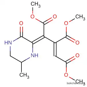 Molecular Structure of 112083-55-3 (1-Propene-1,2,3-tricarboxylic acid,
3-(6-methyl-3-oxopiperazinylidene)-, trimethyl ester, (Z,E)-)