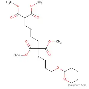 Molecular Structure of 112181-19-8 (3,8-Decadiene-1,1,6,6-tetracarboxylic acid,
10-[(tetrahydro-2H-pyran-2-yl)oxy]-, tetramethyl ester, (E,E)-)