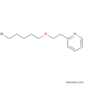 Molecular Structure of 112191-82-9 (Pyridine, 2-[2-[(5-bromopentyl)oxy]ethyl]-)