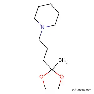 Molecular Structure of 112218-29-8 (Piperidine, 1-[3-(2-methyl-1,3-dioxolan-2-yl)propyl]-)