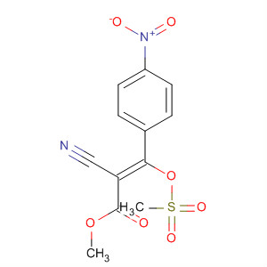 2-Propenoic acid, 2-cyano-3-[(methylsulfonyl)oxy]-3-(4-nitrophenyl)-,  methyl ester, (Z)-