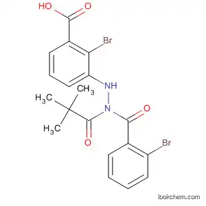 Molecular Structure of 112226-48-9 (Benzoic acid, 2-bromo-,
2-(2-bromobenzoyl)-1-(1,1-dimethylethyl)hydrazide)