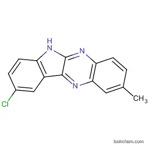 Molecular Structure of 112228-69-0 (5H-Indolo[2,3-b]quinoxaline, 9-chloro-2-methyl-)