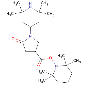 3-Pyrrolidinecarboxylic acid, 5-oxo-1-(2,2,6,6-tetramethyl-4-piperidinyl)-, 2,2,6,6-tetramethyl-4-piperidinyl ester