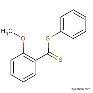 Molecular Structure of 112291-32-4 (Benzenecarbodithioic acid, 2-methoxy-, phenyl ester)