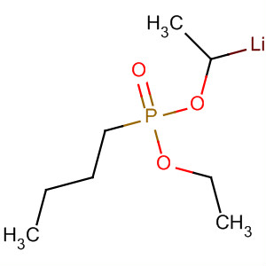 Molecular Structure of 112292-20-3 (Phosphonic acid, butyl-, diethyl ester, ion(1-), lithium)