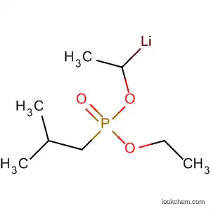 Molecular Structure of 112292-21-4 (Phosphonic acid, (2-methylpropyl)-, diethyl ester, ion(1-), lithium)