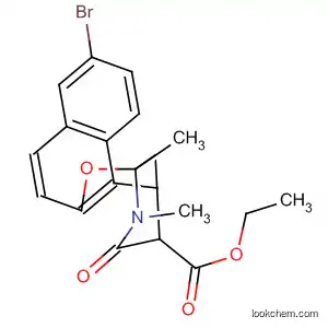 Molecular Structure of 112292-54-3 (1,5-Methano-1H-naphth[1,2-g][1,3]oxazocine-2-carboxylic acid,
10-bromo-2,3,4,5-tetrahydro-4,5-dimethyl-3-oxo-, ethyl ester)