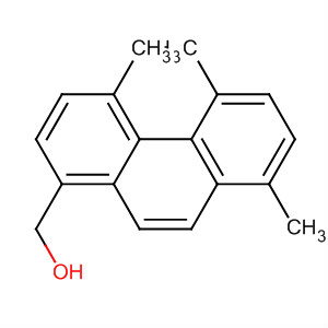 Molecular Structure of 112297-22-0 (1-Phenanthrenemethanol, 4,5,8-trimethyl-)
