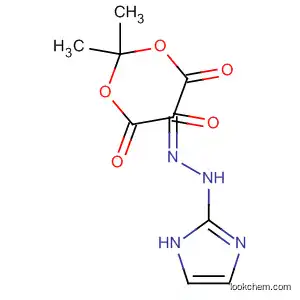 Molecular Structure of 112298-42-7 (1,3-Dioxane-4,5,6-trione, 2,2-dimethyl-, 5-(1H-imidazol-2-ylhydrazone))
