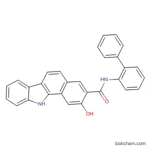 Molecular Structure of 112303-64-7 (11H-Benzo[a]carbazole-3-carboxamide,
N-[1,1'-biphenyl]-2-yl-2-hydroxy-)