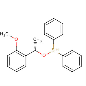 Molecular Structure of 112303-70-5 (Silane, [1-(2-methoxyphenyl)ethoxy]diphenyl-, (S)-)