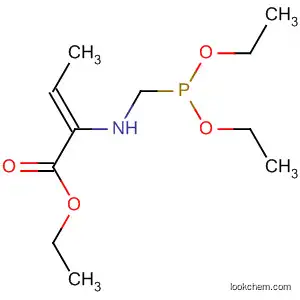 Molecular Structure of 112304-06-0 (2-Butenoic acid, 2-[(diethoxyphosphinyl)methylamino]-, ethyl ester, (Z)-)