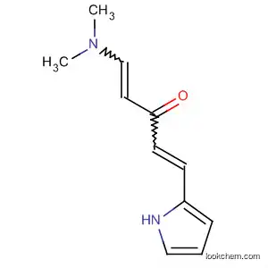 Molecular Structure of 112424-34-7 (1,4-Pentadien-3-one, 1-(dimethylamino)-5-(1H-pyrrol-2-yl)-)