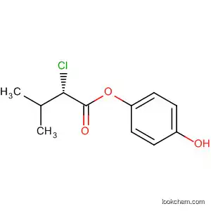 Butanoic acid, 2-chloro-3-methyl-, 4-hydroxyphenyl ester, (S)-