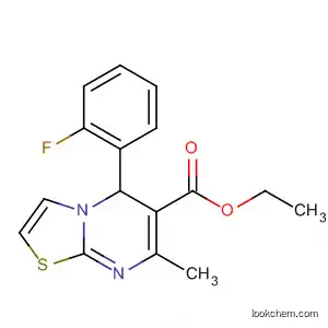 5H-Thiazolo[3,2-a]pyrimidine-6-carboxylic acid,
5-(2-fluorophenyl)-7-methyl-, ethyl ester