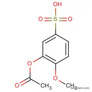 Benzenesulfonic acid, 3-(acetyloxy)-4-methoxy-