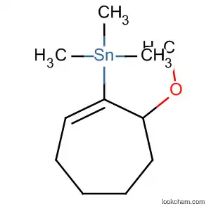 Molecular Structure of 112461-14-0 (Stannane, (7-methoxy-1-cyclohepten-1-yl)trimethyl-)
