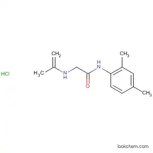 Molecular Structure of 112539-26-1 (Acetamide, N-(2,4-dimethylphenyl)-2-(2-propenylamino)-,
monohydrochloride)