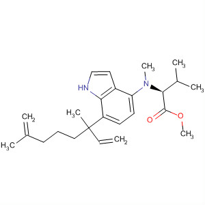 L-Valine, N-[7-(1-ethenyl-1,5-dimethyl-5-hexenyl)-1H-indol-4-yl]-N-methyl-, methyl ester, (S)-