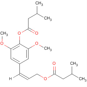 Butanoic acid, 3-methyl-, 3-[3,5-dimethoxy-4-(3-methyl-1-oxobutoxy)phenyl]-2-propenyl ester, (E)-