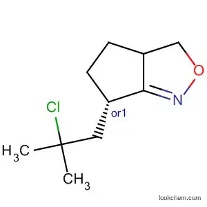 3H-Cyclopent[c]isoxazole,
6-(2-chloro-2-methylpropyl)-3a,4,5,6-tetrahydro-, trans-