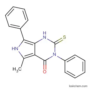4H-Pyrrolo[3,4-d]pyrimidin-4-one,
1,2,3,6-tetrahydro-5-methyl-3,7-diphenyl-2-thioxo-