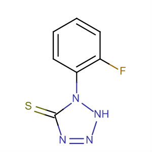 Molecular Structure of 112628-44-1 (5H-Tetrazole-5-thione, 1-(2-fluorophenyl)-1,2-dihydro-)