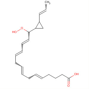 5,8,11,13-Pentadecatetraenoic acid, 15-hydroperoxy-15-[2-(1-propenyl)cyclopropyl]-