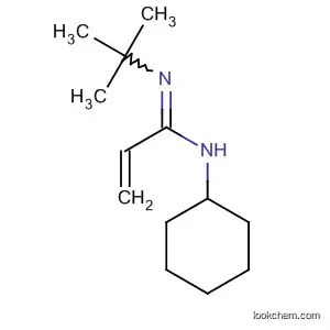 Molecular Structure of 112650-51-8 (2-Propenimidamide, N-cyclohexyl-N'-(1,1-dimethylethyl)-)