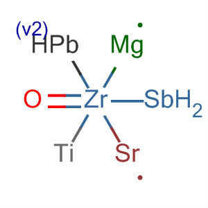 Molecular Structure of 112661-02-6 (Antimony lead magnesium strontium titanium zirconium oxide)