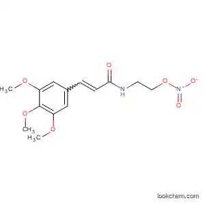 Molecular Structure of 112665-01-7 (2-Propenamide, N-[2-(nitrooxy)ethyl]-3-(3,4,5-trimethoxyphenyl)-)