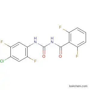 Molecular Structure of 112665-06-2 (Benzamide,
N-[[(4-chloro-2,5-difluorophenyl)amino]carbonyl]-2,6-difluoro-)
