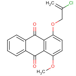 Molecular Structure of 112723-07-6 (9,10-Anthracenedione, 1-[(2-chloro-2-propenyl)oxy]-4-methoxy-)