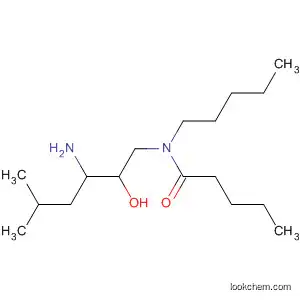 Molecular Structure of 112739-66-9 (Pentanamide, N-(3-amino-2-hydroxy-5-methylhexyl)-N-pentyl-)