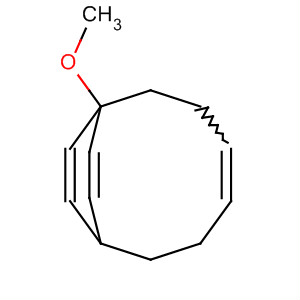 Molecular Structure of 112752-08-6 (Bicyclo[6.2.2]dodeca-4,9,11-triene, 1-methoxy-, (Z)-)