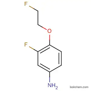 Molecular Structure of 112773-04-3 (Benzenamine, 3-fluoro-4-(2-fluoroethoxy)-)