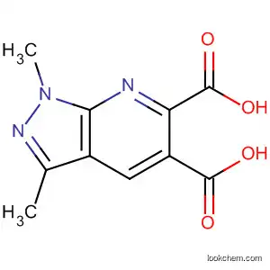 Molecular Structure of 112811-43-5 (1H-Pyrazolo[3,4-b]pyridine-5,6-dicarboxylic acid, 1,3-dimethyl-)