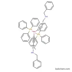 Molecular Structure of 112837-64-6 (Platinum,
bis[3-[(phenylmethyl)amino]-1-propynyl]bis(triphenylphosphine)-)