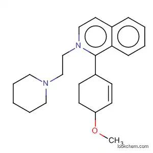Molecular Structure of 112891-05-1 (Isoquinoline,
1,2,3,4-tetrahydro-1-(4-methoxyphenyl)-2-[2-(1-piperidinyl)ethyl]-)