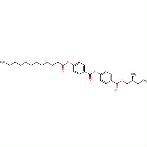 Benzoic acid, 4-[(1-oxododecyl)oxy]-, 4-[(2-methylbutoxy)carbonyl]phenyl ester, (S)-