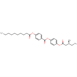 Benzoic acid, 4-[(1-oxodecyl)oxy]-, 4-[(3-methyl-1-oxopentyl)oxy]phenyl ester, (S)-