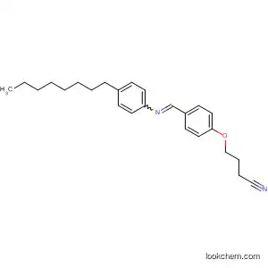 Molecular Structure of 112901-48-1 (Butanenitrile, 4-[4-[[(4-octylphenyl)imino]methyl]phenoxy]-, (E)-)